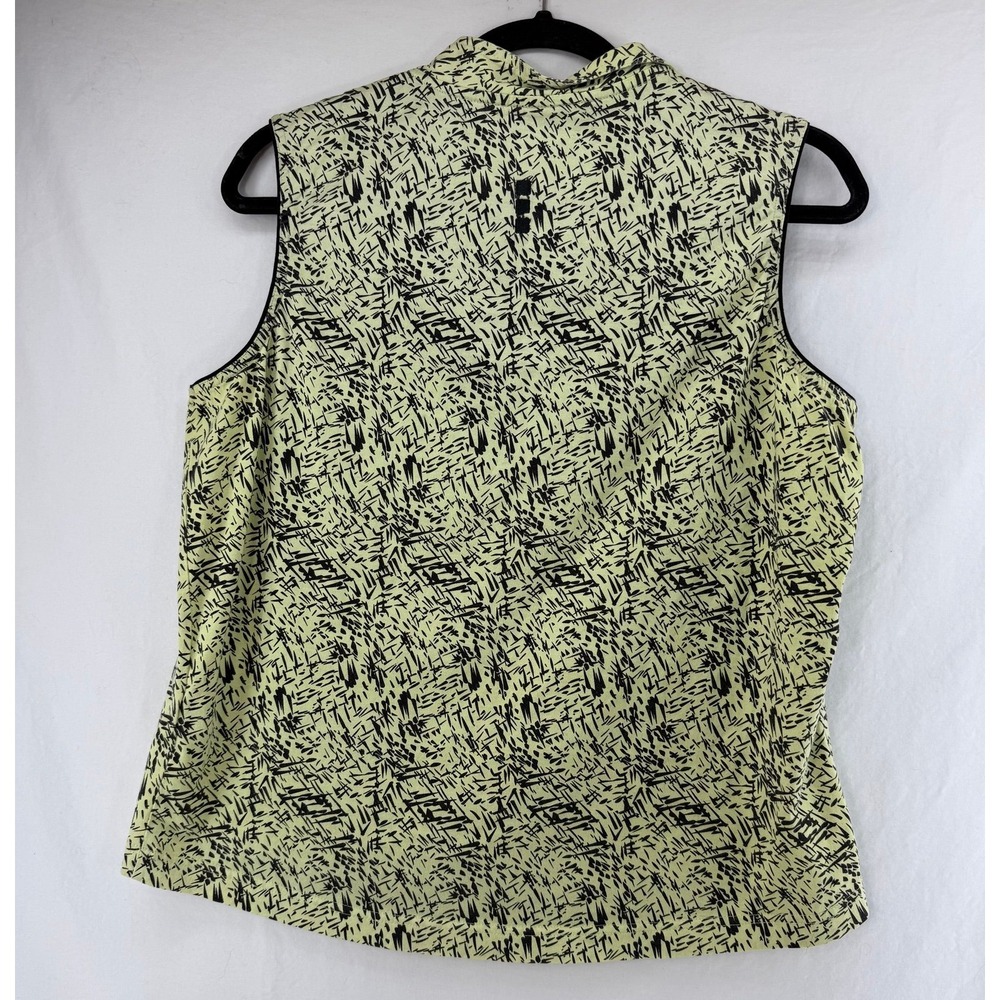 Vintage Jamie Sadock Geometric Asymmetrical Golf Top Large - Picture 5 of 7